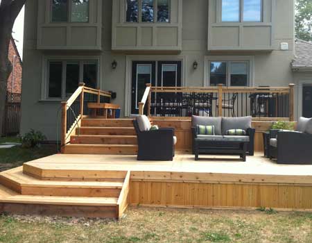 cedar deck toronto. We offer great exterior wood carpentry. Western Red Cedar, Brazilian Ipe and all other exotic lumber